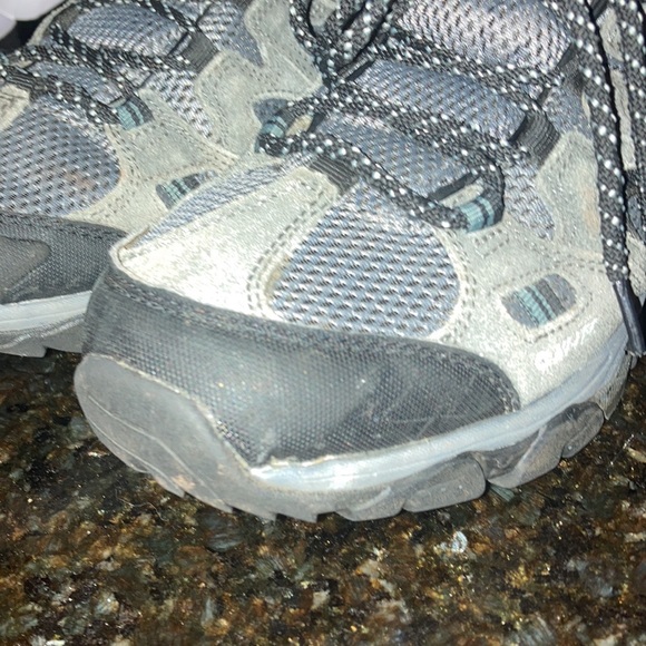 Hi Tec 8D Hiking Mountain Grey Black Shoes - Picture 3 of 10